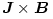 \boldsymbol J\times\boldsymbol B
