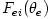 F_{ei}(\theta_e)