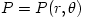 P = P(r, \theta)
