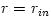 r = r_{in}