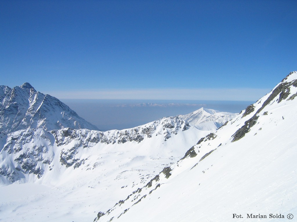 Niskie Tatry ze stoków Koziego Wierchu