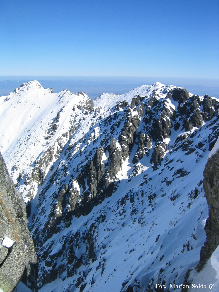 Czarne Ściany, Granaty z grani Koziego Wierchu