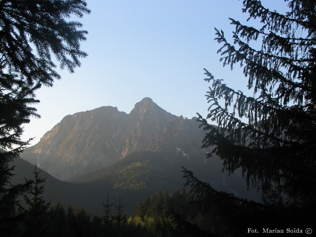 Giewont z Hrubego Regla