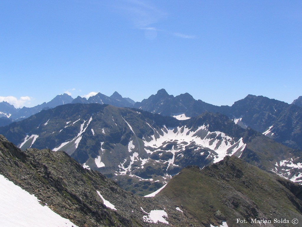 Wysokie Tatry z Zawratu