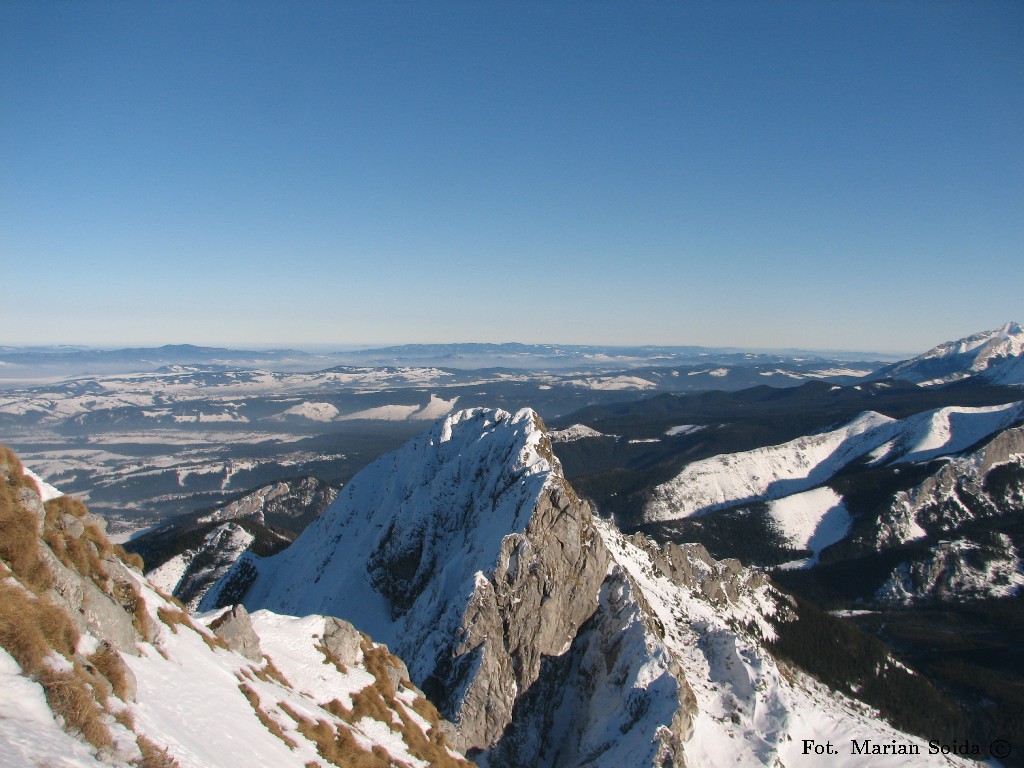 Długi Giewont spod wierzchołka