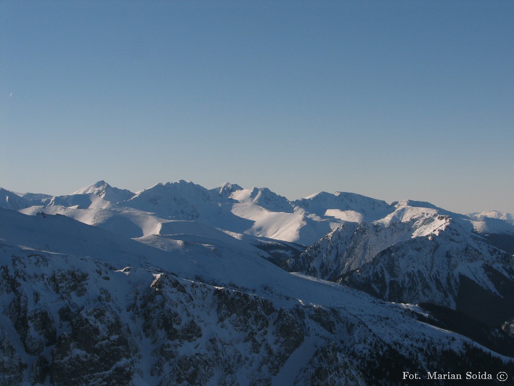 Tatry zachodnie z Giewontu