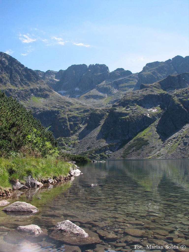 Kozia Grań z nad Czarnego Stawu Gąsienicowego