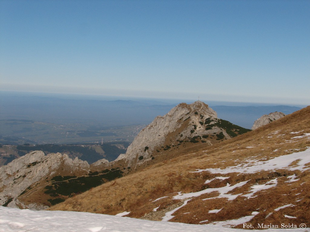 Giewont z Małołąckiej Przełęczy