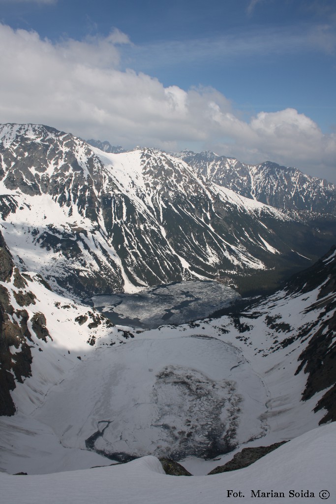 Czarny Staw i Morskie Oko z Buli pod Rysami