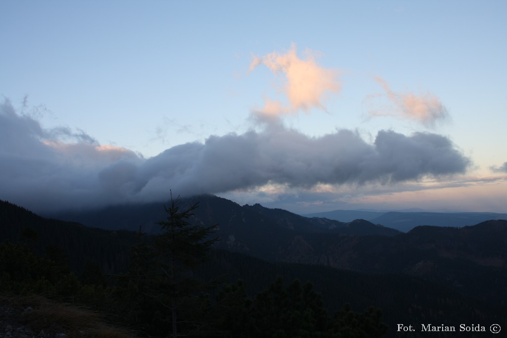 Widok na Giewont spod Karczmiska