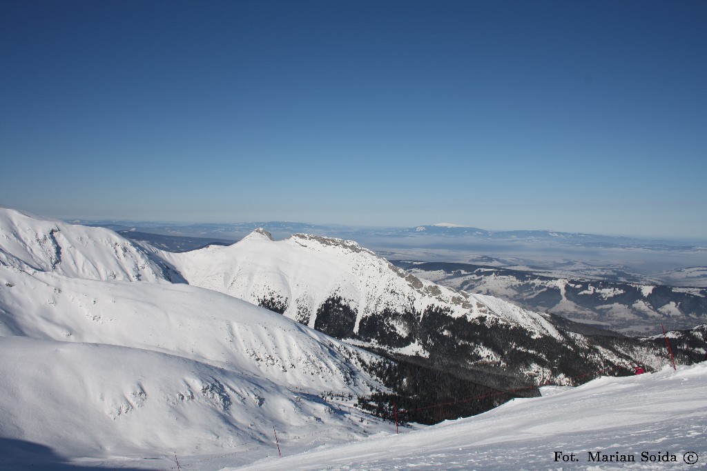 Giewont, Dolina Goryczkowa z Kasprowego Wierchu