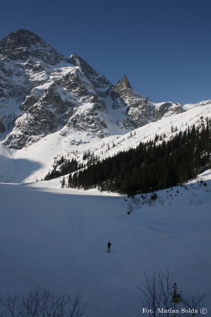 Mięguszowiecki Szczyt Wielki, Cubryna, Mnich z nad Morskiego Oka