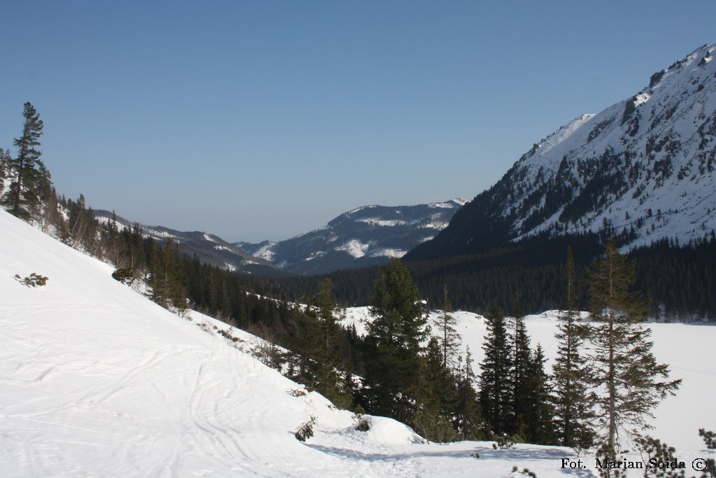 Morskie Oko spod Mnichowego Kotła
