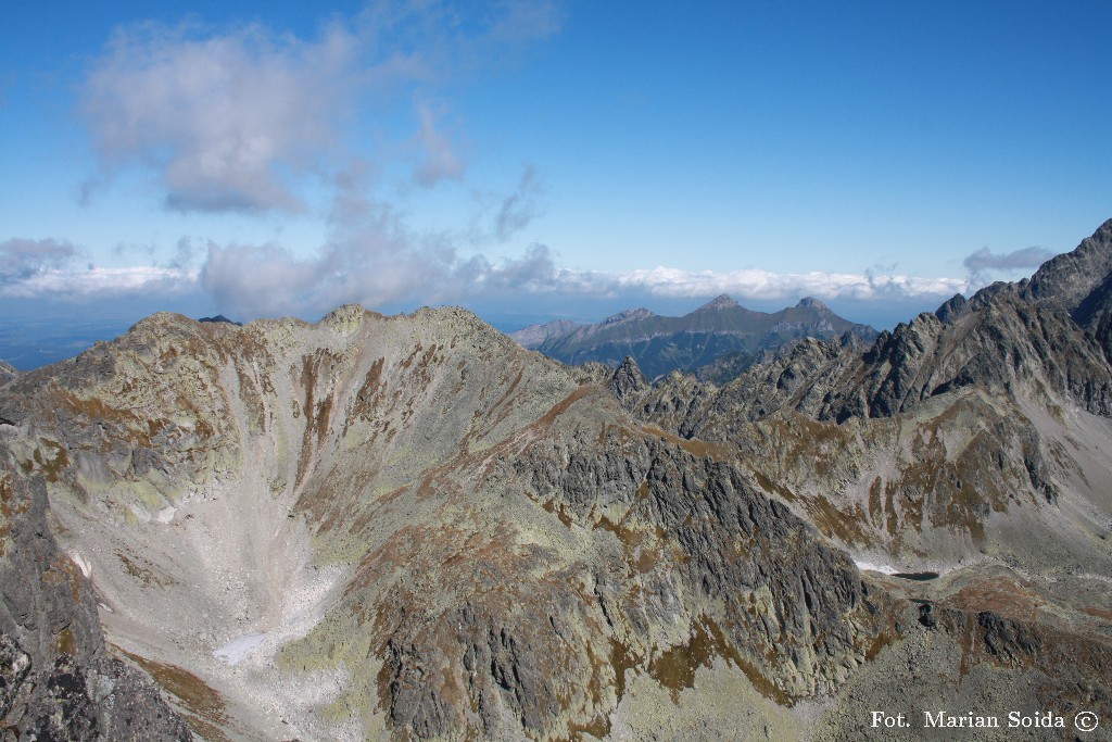 Świstowy Szczyt, Bielskie Tatry z Małej Wysokiej