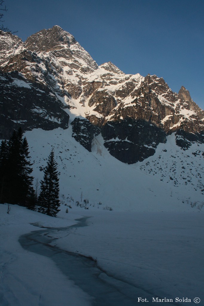 Mięguszowiecki Szczyt Wielki, Cubryna, Mnich z nad Morskiego Oka