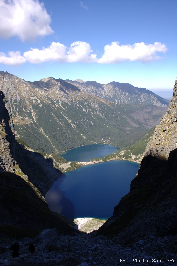 Czarny Staw, Morskie Oko spod Buli pod Rysami