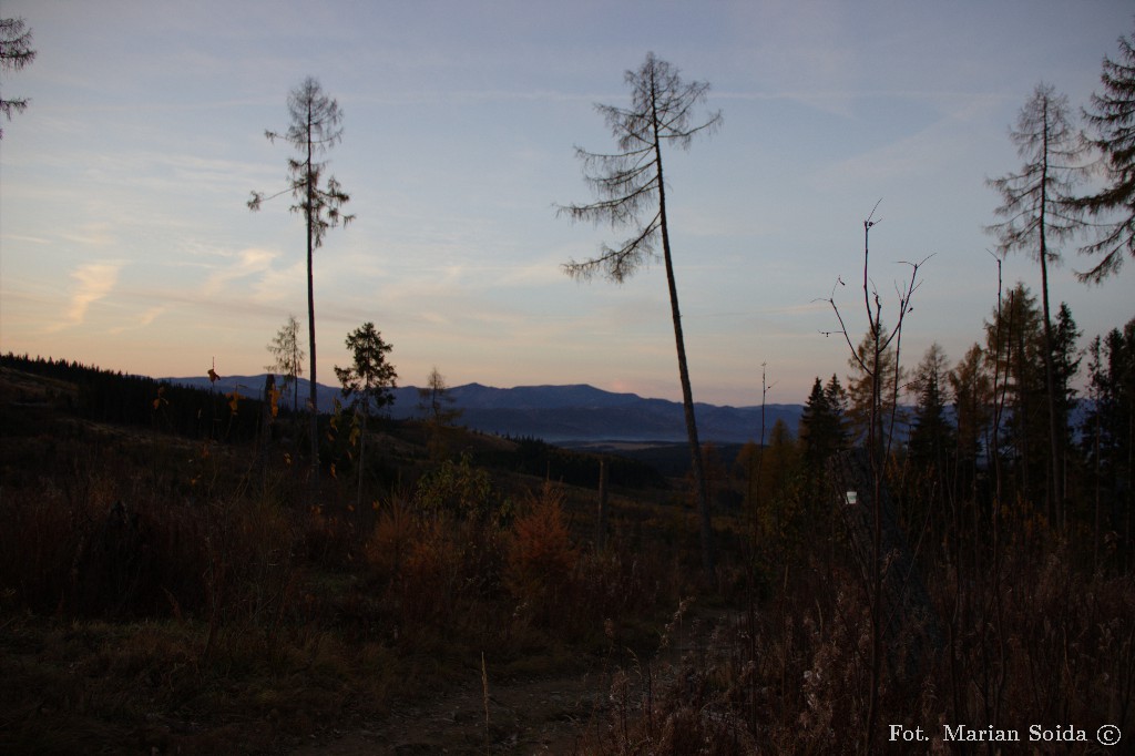 Niskie Tatry z nad Trzech Źródeł