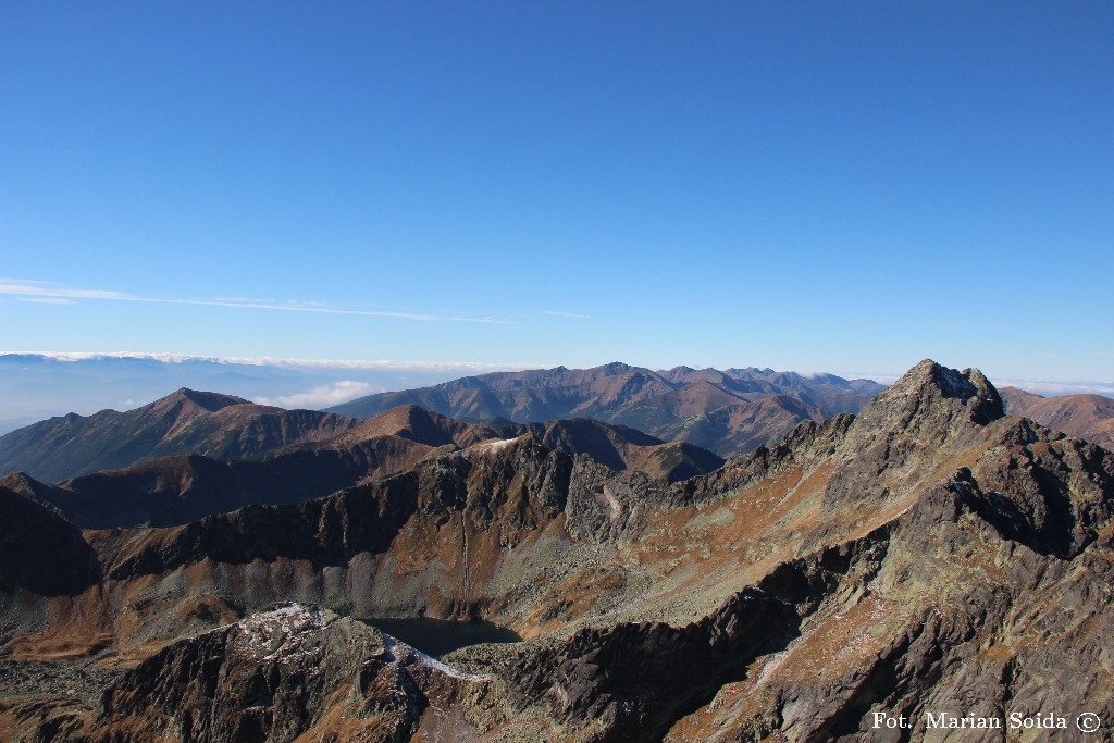 Panorama z Koziego Wierchu - Liptowskie Kopy, Tatry Zachodnie, Świnica