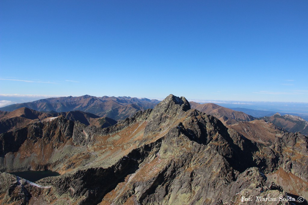 Panorama z Koziego Wierchu - Tatry Zachodnie, Świnica