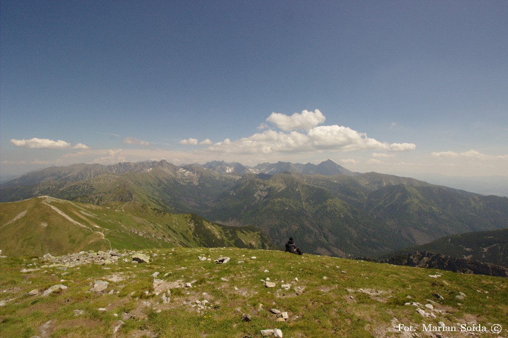 Wysokie Tatry z Małołączniaka