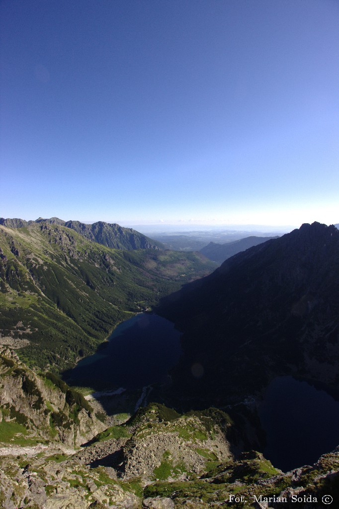 Morskie Oko i Czarny Staw spod Kazalnicy