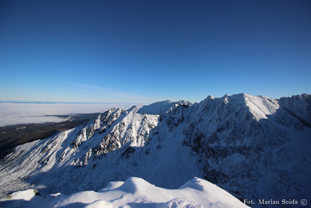 Widok na wschód z Kościelca